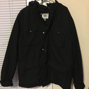 Men’s old navy heavy black jacket